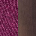 fabric purple (WG016)/dark walnut (33074)